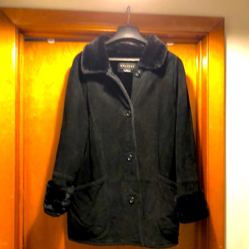Women’s leather suede jacket